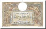 Frankreich 100 Francs Geldschein, 100 F 1908-1939 ''Luc Olivier Merson'' -