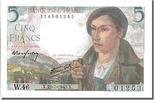 Frankreich 5 Francs Geldschein, 5 F 1943-1947 ''Berger'', 1943-07-22 -