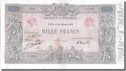 Frankreich 1000 Francs Geldschein, 1 000 F 1889-1926 ''Bleu et Rose'' -