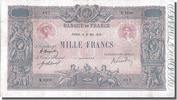 Frankreich 1000 Francs Geldschein, 1 000 F 1889-1926 ''Bleu et Rose'' -
