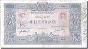 Frankreich 1000 Francs Geldschein, 1 000 F 1889-1926 ''Bleu et Rose'' -