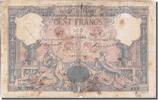 Frankreich 100 Francs Geldschein, 100 F 1888-1909 ''Bleu et Rose'' -