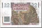 Frankreich 50 Francs Geldschein, 50 F 1946-1951 ''Le Verrier'' -