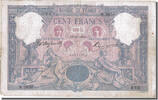 Frankreich 100 Francs Geldschein, 100 F 1888-1909 ''Bleu et Rose'' -