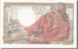 Frankreich 20 Francs Geldschein, 20 F 1942-1950 ''Pêcheur'' -
