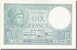 Frankreich 10 Francs 1940 Geldschein, 10 F 1916-1942 Minerve, 1940-10-10 VZ