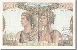 Frankreich 5000 Francs Geldschein, 5 000 F 1949-1957 ''Terre et Mer'' -