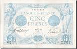 Frankreich 5 Francs Geldschein, 5 F 1912-1917 ''Bleu'', 1914-04-01, SS+ -