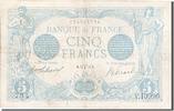Frankreich 5 Francs Geldschein, 5 F 1912-1917 ''Bleu'', 1916-03-23, S+ -