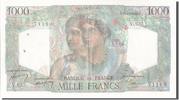 Frankreich 1000 Francs Geldschein, 1 000 F 1945-1950 ''Minerve et Hercule'' -