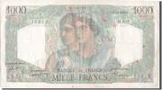 Frankreich 1000 Francs Geldschein, 1 000 F 1945-1950 ''Minerve et Hercule'' -