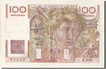 Frankreich 100 Francs Geldschein, 100 F 1945-1954 ''Jeune Paysan'' -