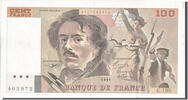 Frankreich 100 Francs Geldschein, 100 F 1978-1995 ''Delacroix'', SS+ -