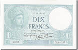 Frankreich 10 Francs Geldschein, 10 F 1916-1942 ''Minerve'', 1941-01-16 -