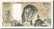 Frankreich 500 Francs Geldschein, 500 F 1968-1993 ''Pascal'' -