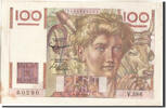 Frankreich 100 Francs Geldschein, 100 F 1945-1954 ''Jeune Paysan'' -