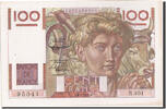 Frankreich 100 Francs Geldschein, 100 F 1945-1954 ''Jeune Paysan'' -