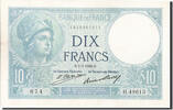 Frankreich 10 Francs Geldschein, 10 F 1916-1942 ''Minerve'', 1928-03-07 -