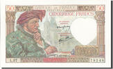 Frankreich 50 Francs Geldschein, 50 F 1940-1942 ''Jacques Coeur'' -