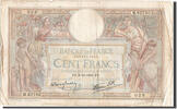 Frankreich 100 Francs Geldschein, 100 F 1908-1939 ''Luc Olivier Merson'' -