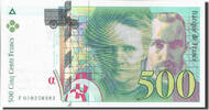 Frankreich 500 Francs Geldschein, 500 F 1994-2000 ''Pierre et Marie Curie'' -