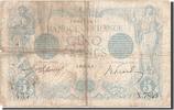 Frankreich 5 Francs Geldschein, 5 F 1912-1917 ''Bleu'', 1915-09-18, S -