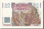 Frankreich 50 Francs Geldschein, 50 F 1946-1951 ''Le Verrier'' -