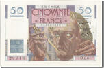 Frankreich 50 Francs Geldschein, 50 F 1946-1951 ''Le Verrier'' -