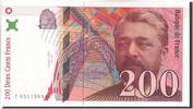 Frankreich 200 Francs Geldschein, 200 F 1995-1999 ''Eiffel'', UNZ- -