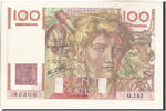 Frankreich 100 Francs Geldschein, 100 F 1945-1954 ''Jeune Paysan'' -