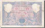 Frankreich 100 Francs Geldschein, 100 F 1888-1909 ''Bleu et Rose'' -