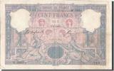 Frankreich 100 Francs Geldschein, 100 F 1888-1909 ''Bleu et Rose'' -
