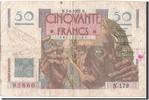 Frankreich 50 Francs Geldschein, 50 F 1946-1951 ''Le Verrier'' -