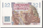 Frankreich 50 Francs Geldschein, 50 F 1946-1951 ''Le Verrier'' -