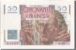 Frankreich 50 Francs Geldschein, 50 F 1946-1951 ''Le Verrier'' -