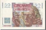 Frankreich 50 Francs Geldschein, 50 F 1946-1951 ''Le Verrier'' -