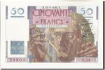 Frankreich 50 Francs Geldschein, 50 F 1946-1951 ''Le Verrier'' -