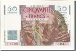Frankreich 50 Francs Geldschein, 50 F 1946-1951 ''Le Verrier'' -