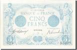 Frankreich 5 Francs Geldschein, 5 F 1912-1917 ''Bleu'', 1916-11-11, VZ+ -