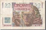 Frankreich 50 Francs Geldschein, 50 F 1946-1951 ''Le Verrier'' -