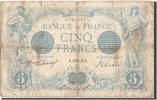 Frankreich 5 Francs Geldschein, 5 F 1912-1917 ''Bleu'', 1913-10-13, S -