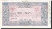 Frankreich 1000 Francs Geldschein, 1 000 F 1889-1926 ''Bleu et Rose'' -