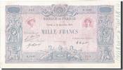 Frankreich 1000 Francs Geldschein, 1 000 F 1889-1926 ''Bleu et Rose'' -