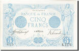 Frankreich 5 Francs Geldschein, 5 F 1912-1917 ''Bleu'', 1912-10-28 -