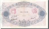 Frankreich 500 Francs Geldschein, 500 F 1888-1940 ''Bleu et Rose'' -