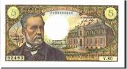 Frankreich 5 Francs Geldschein, 5 F 1966-1970 ''Pasteur'', 1968-08-01 -
