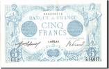 Frankreich 5 Francs Geldschein, 5 F 1912-1917 ''Bleu'', 1916-10-26, VZ -