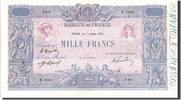 Frankreich 1000 Francs Geldschein, 1 000 F 1889-1926 ''Bleu et Rose'' -