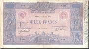 Frankreich 1000 Francs Geldschein, 1 000 F 1889-1926 ''Bleu et Rose'' -