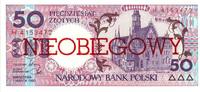 Polen 50 Zlotych Geldschein, 1990-03-01, KM:169a, UNZ -